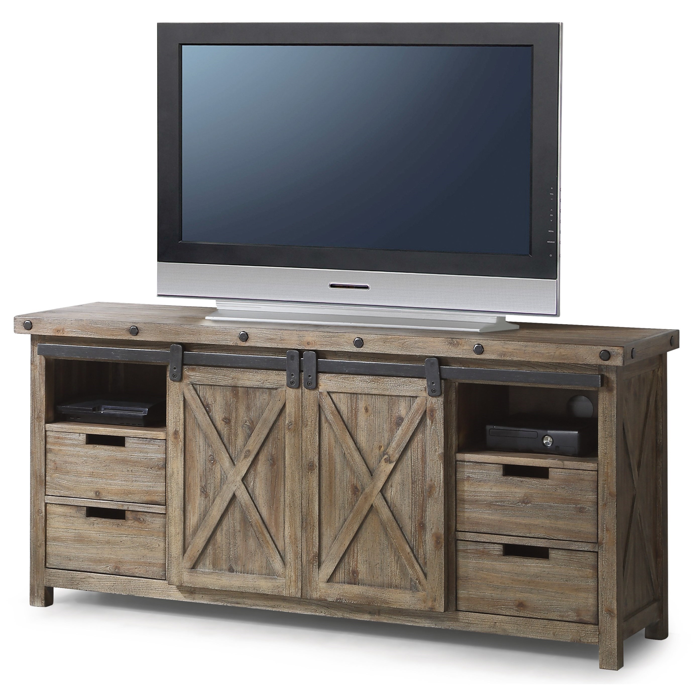 Flexsteel Wynwood Collection Carpenter 6723 06 Entertainment Stand
